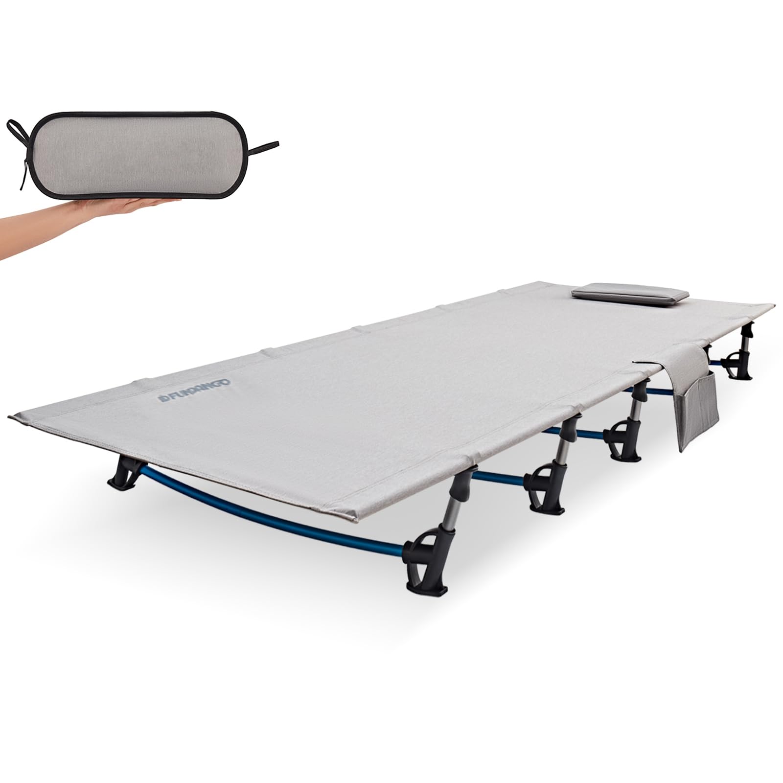 Amazon.co.jp: FUNDANGO コット キャンプ 軽量 折りたたみ式