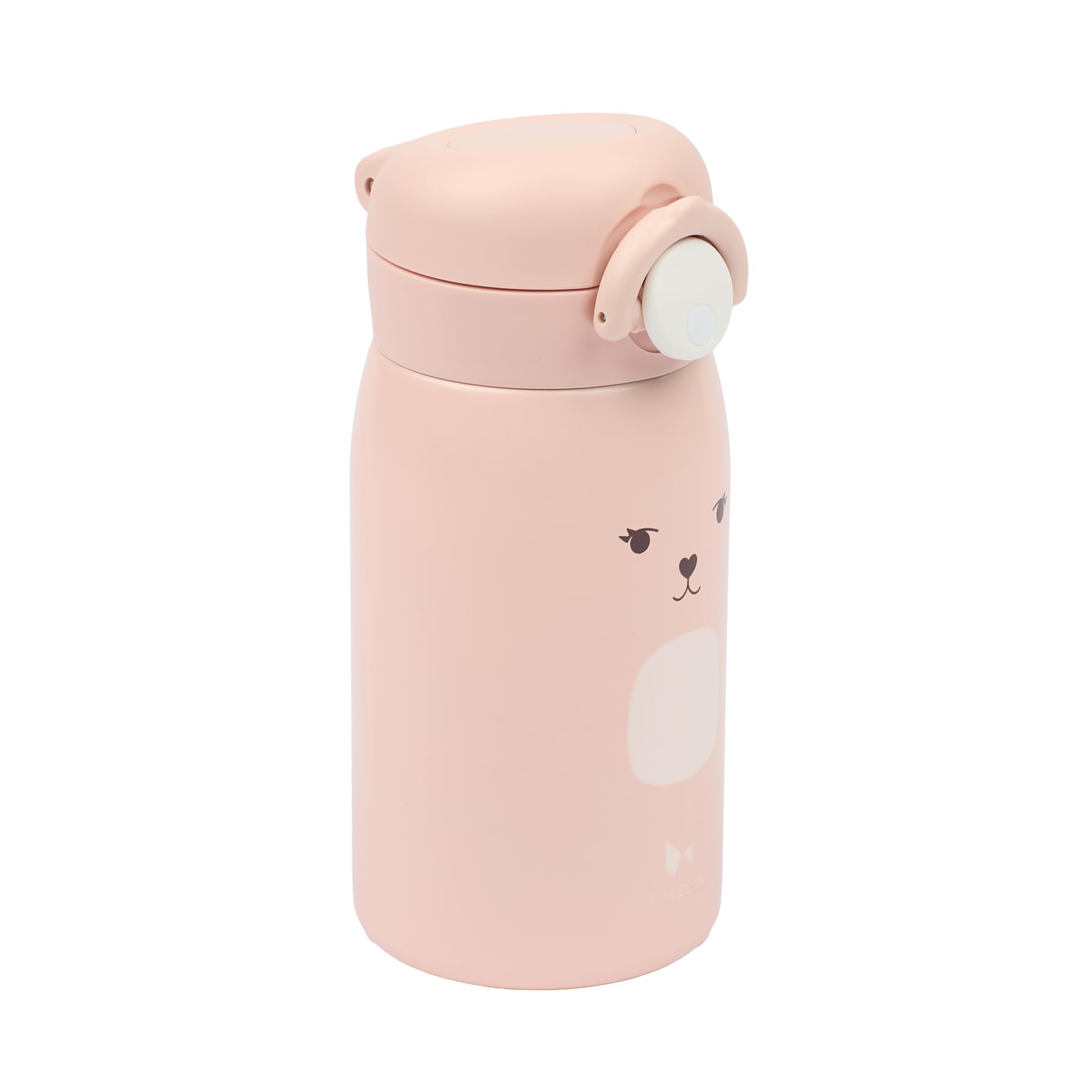 Fabelab Gourde Enfant 320 ml | Lapin Acier Inox Sans BPA | Anti-Fuite Ecole | Bouteille d'Eau