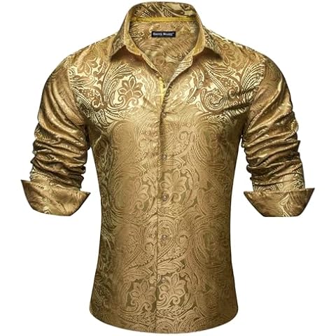 Barry.Wang Chemise en soie pour homme Cover