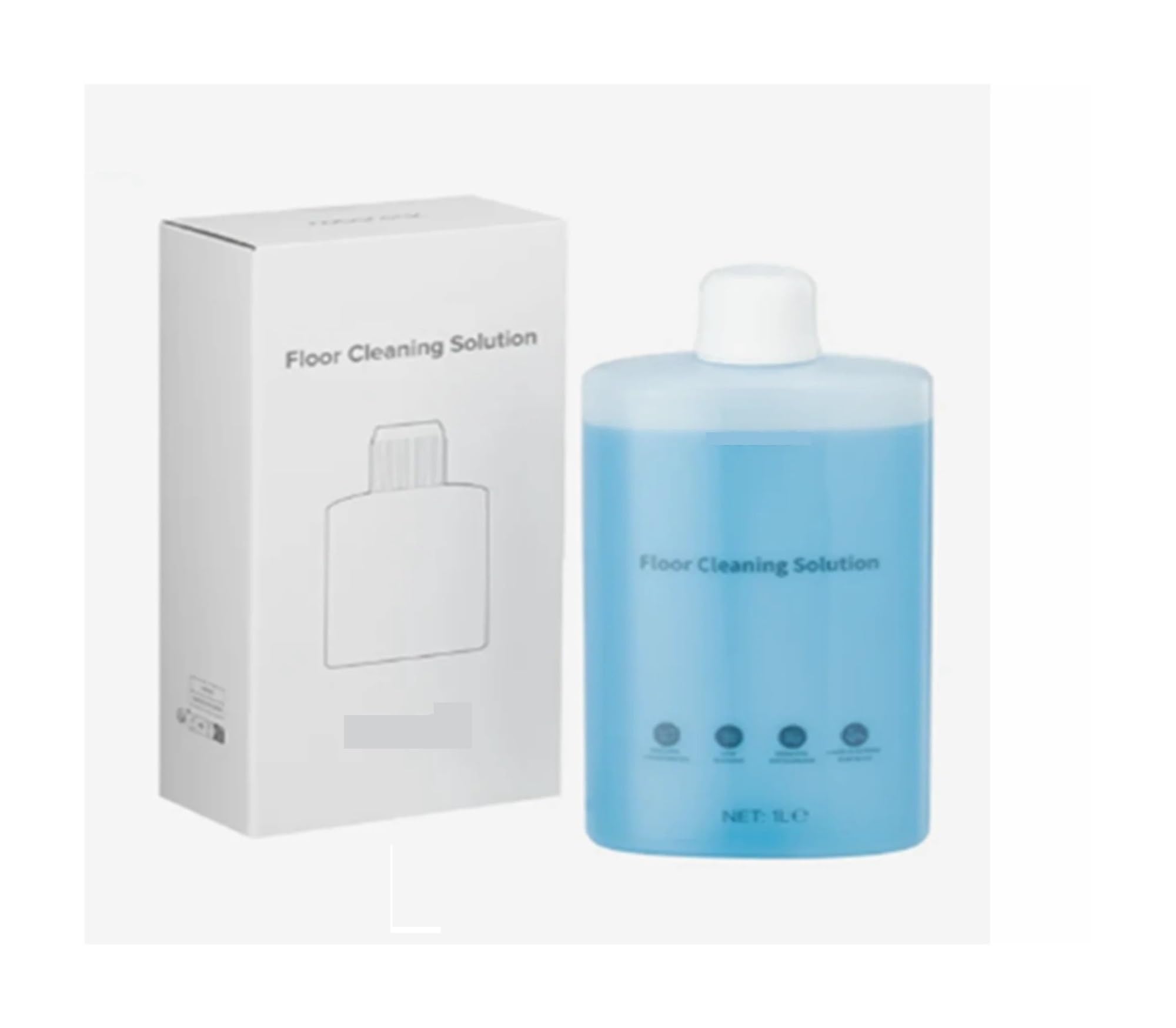 Bodenreinigungsflüssigkeit 1000 ml, kompatibel mit Roborock-Roboterstaubsaugern, gründliche Reinigung und streifenfrei, natürliche Formel auf pflanzlicher Basis