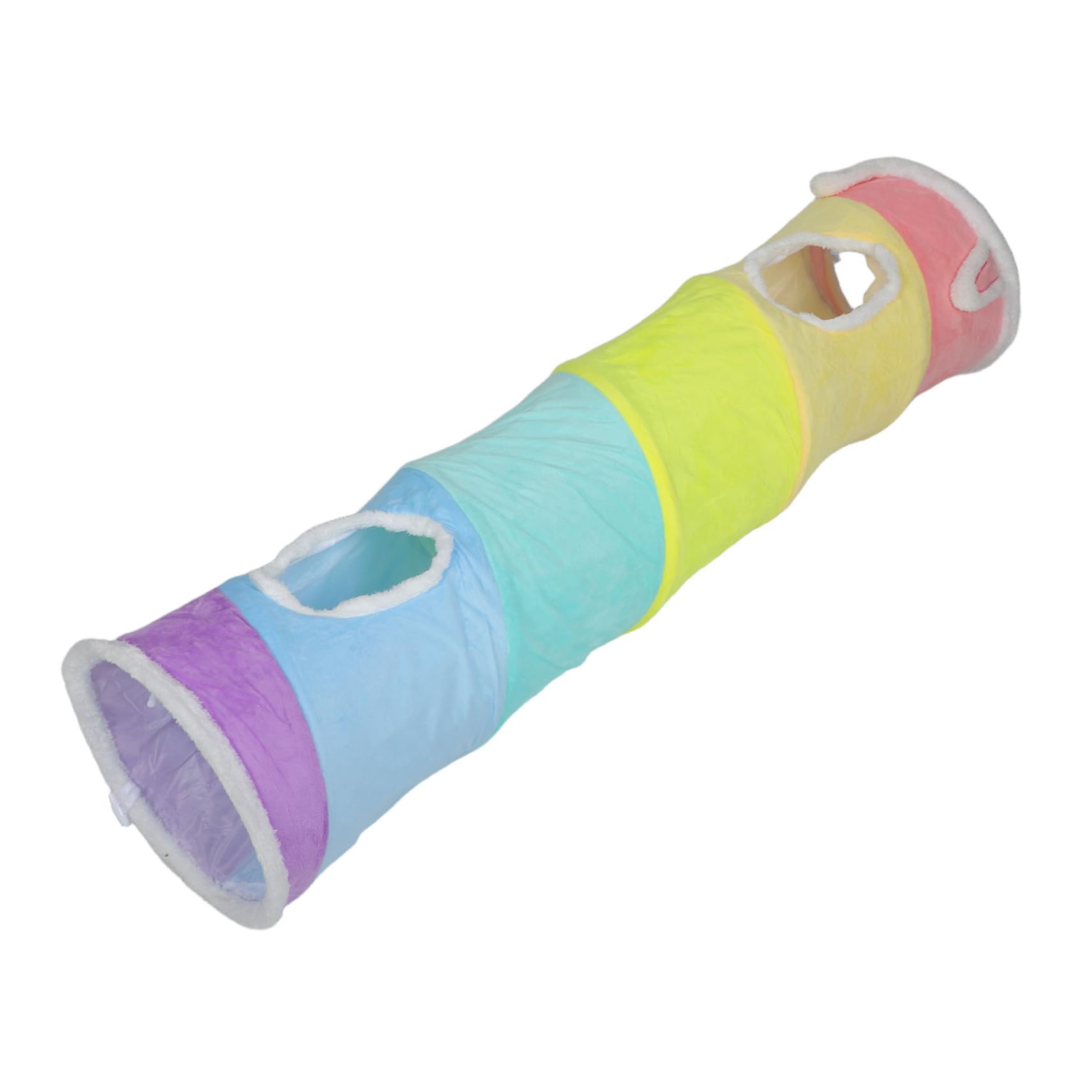 Cat tunnel plegable para evitar el aburrimiento de los felinos