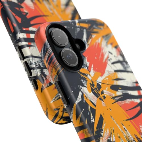 Coque rigide iPhone 16 Plus mate orange texture fine anti-traces - 2