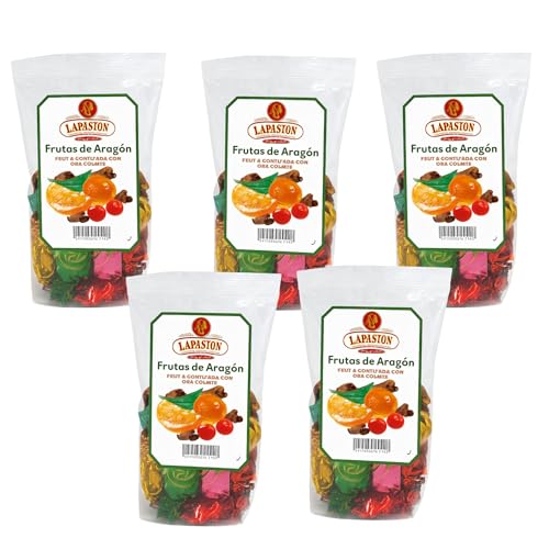LAPASION - Frutas de Aragón con chocolate | 5 bolsas de 200g
