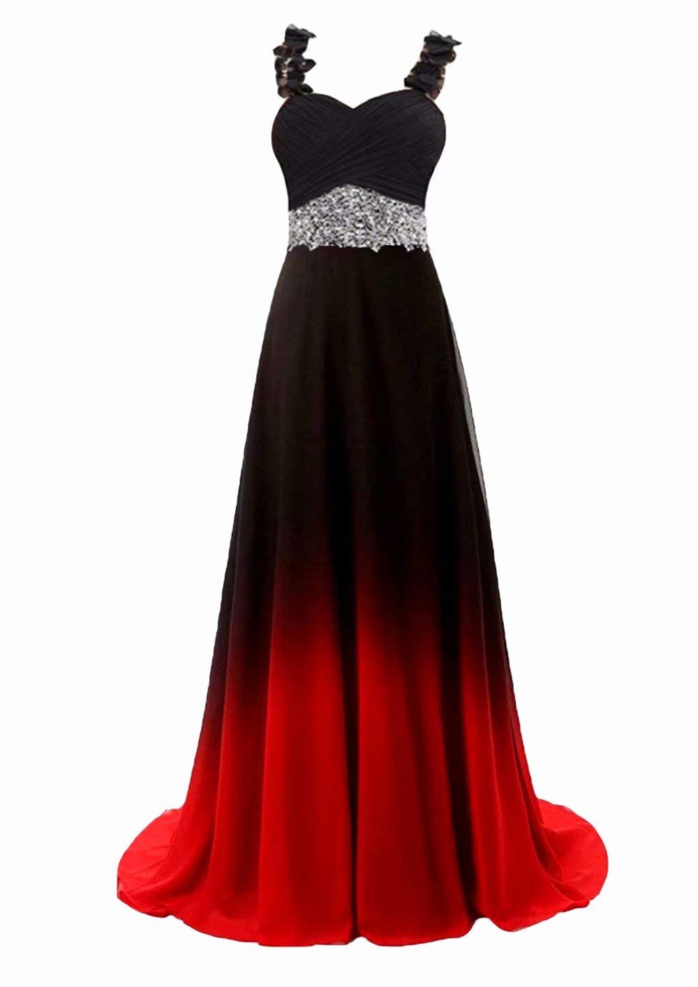 BeiliteWomen's Top Gradient Evening Prom A Line Gowns