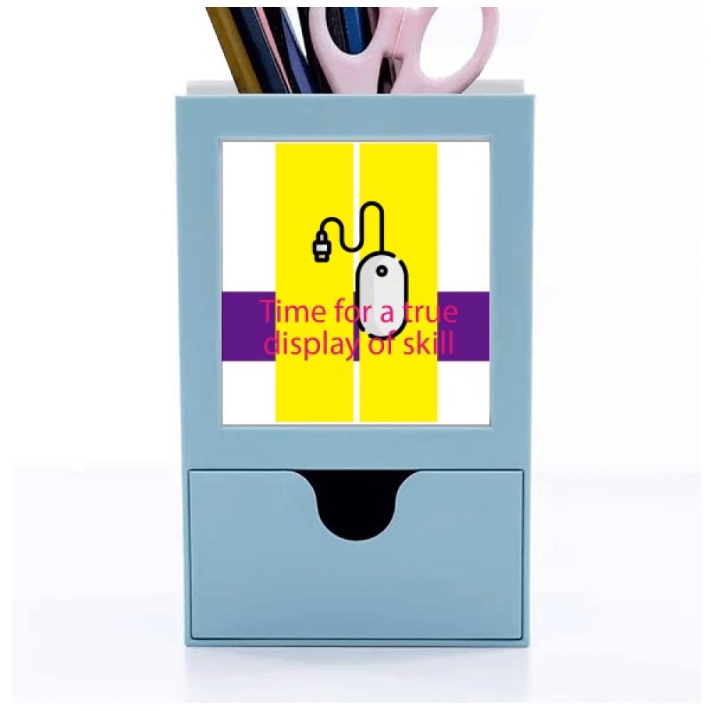 Timeâ€‚Forâ€‚Aâ€‚Trueâ€‚Displayâ€‚Ofâ€‚S Desk Supplies Organizer Pen Holder Card