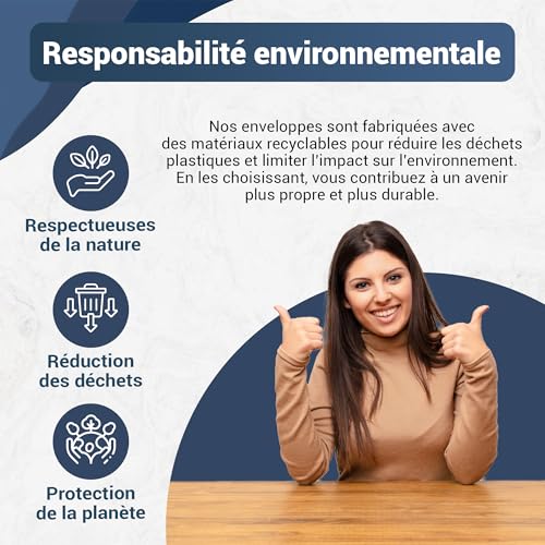 UGIX 100 Stück Versandtaschen Vinted-Paket – Kunststoff-Versandtaschen, strapazierfähig, selbstklebend, blickdicht – Verpackung Vinted-Paket – 4 Größen – für Kleidung, Bücher, Schuhe – Weiß