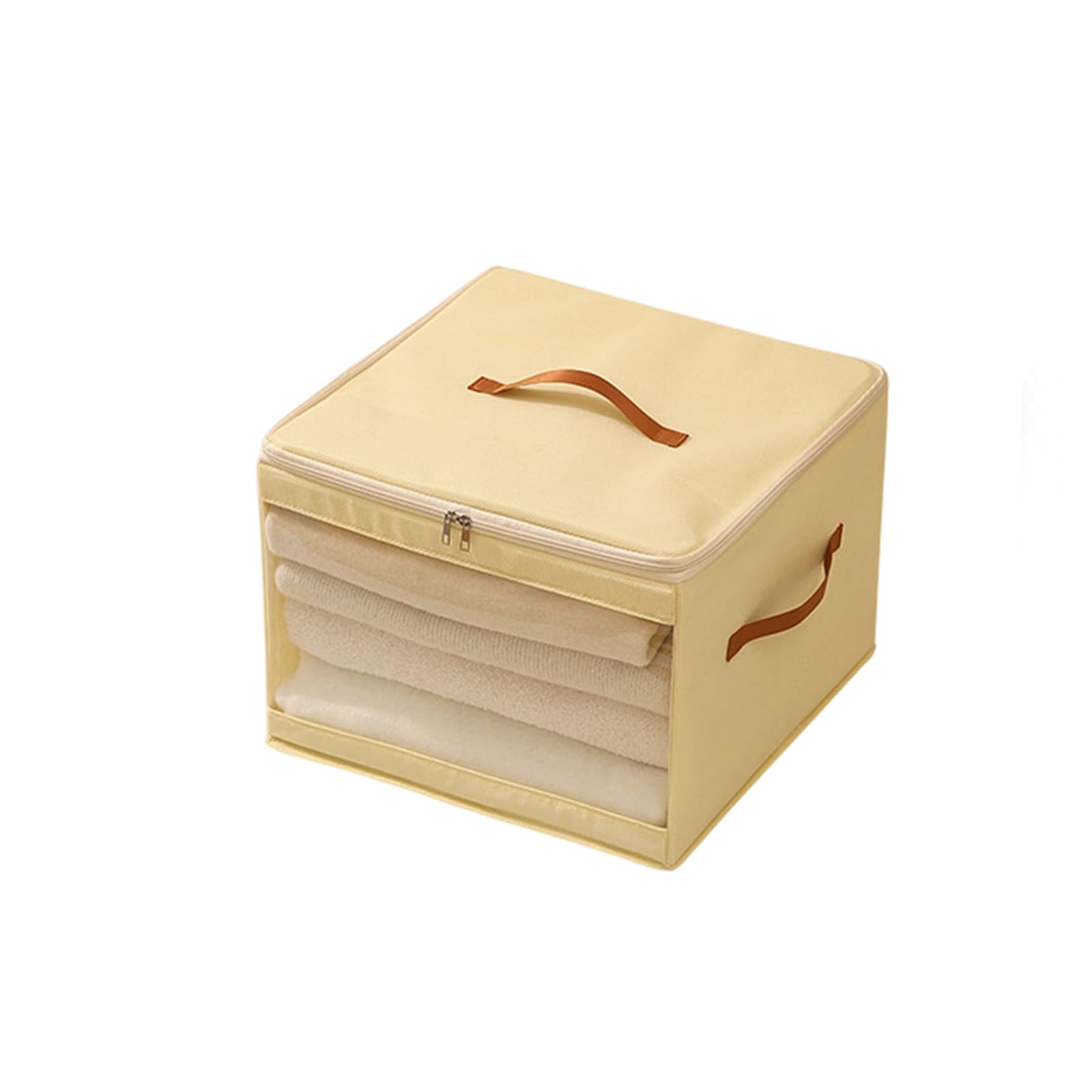 hogtnd Foldable Container for Clothes, Clear Window Handles, Family Organisation, Portable Foldable Clothes Organiser
