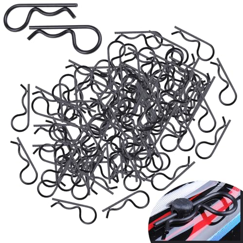 HobbyPark 100pcs Universal RC Car Body Clips Pins for Traxxas & All 1/10th Redcat HPI Himoto HSP...