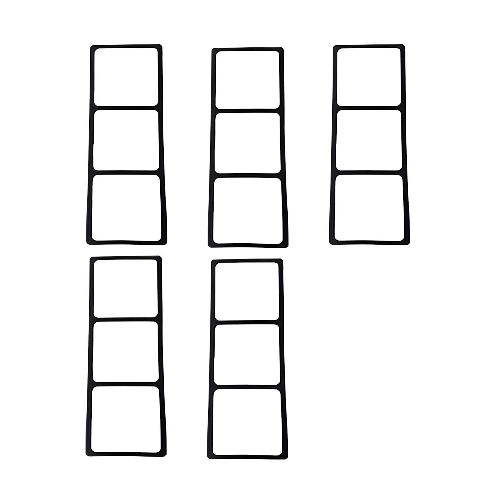 Juego de 5 escaleras de agilidad de triplicación para ejercicios de movimiento y desarrollo de habilidades atléticas al aire libre