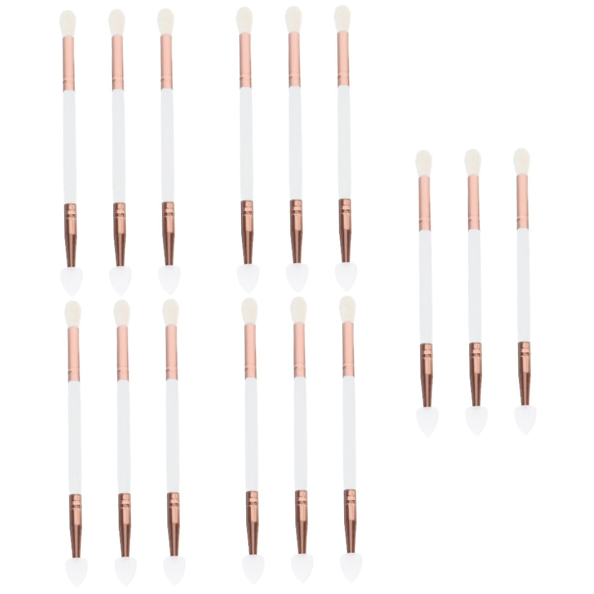 FOMIYES 5 Set Di Pennelli Per Il Trucco Per Ombretti Lisci E Robusti Per Cosmetici 3 Pezzi * 5