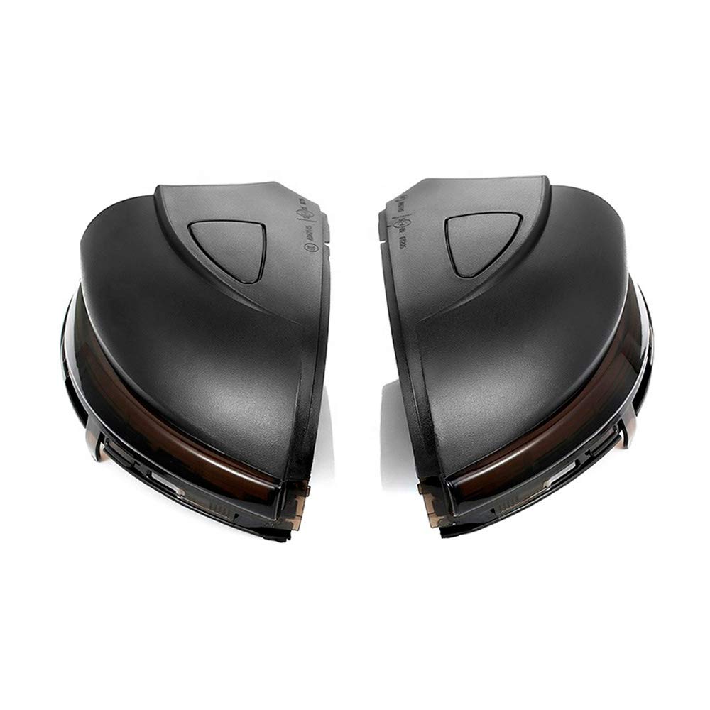 Indicatori di direzione laterali per specchietti retrovisori - compatibile con Volkswagen Jetta VI/Beetle/Passat 3C 2011-2014 & CC/Scirocco 2008-/Eos 2009- - Grigio - incl. luci dinamiche