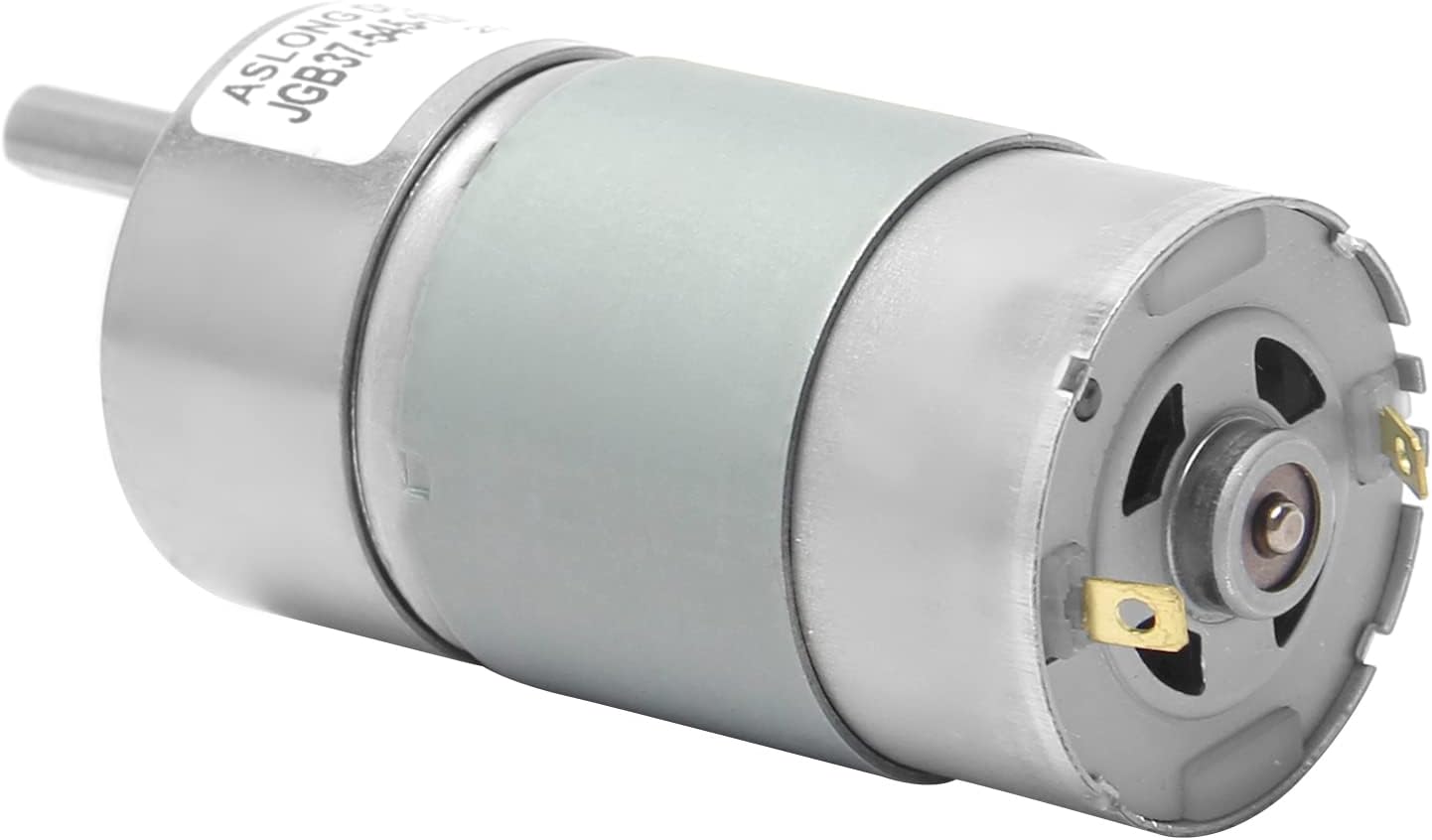 Fielect Gear Motor DC 12V 12 RPM High Torque Electric Motor Micro Speed Reduction Geared Motor Eccentric Output Shaft for Car Robot Model DIY Engine