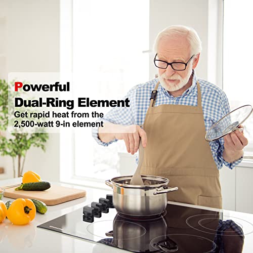 Electric Cooktop, Thermomate 30 Inch Builtin Radiant