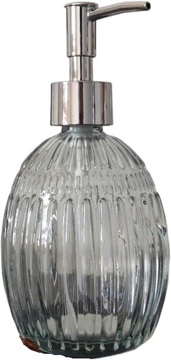 soap dispenser, Soap Dispenser,Kitchen, 400ml Clear Glass with Pump Lotion, Refillable, Liquid