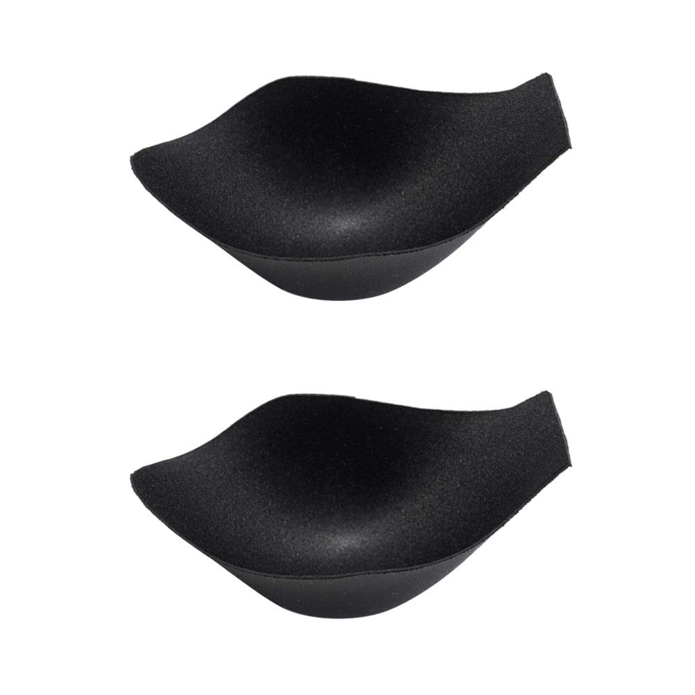 Fenical Badebekleidung Vergrößern Penis Pouch Pad 3D Badehose Schwimmen Kurze Shorts Unterwäsche Pad 4pcs (Schwarz)