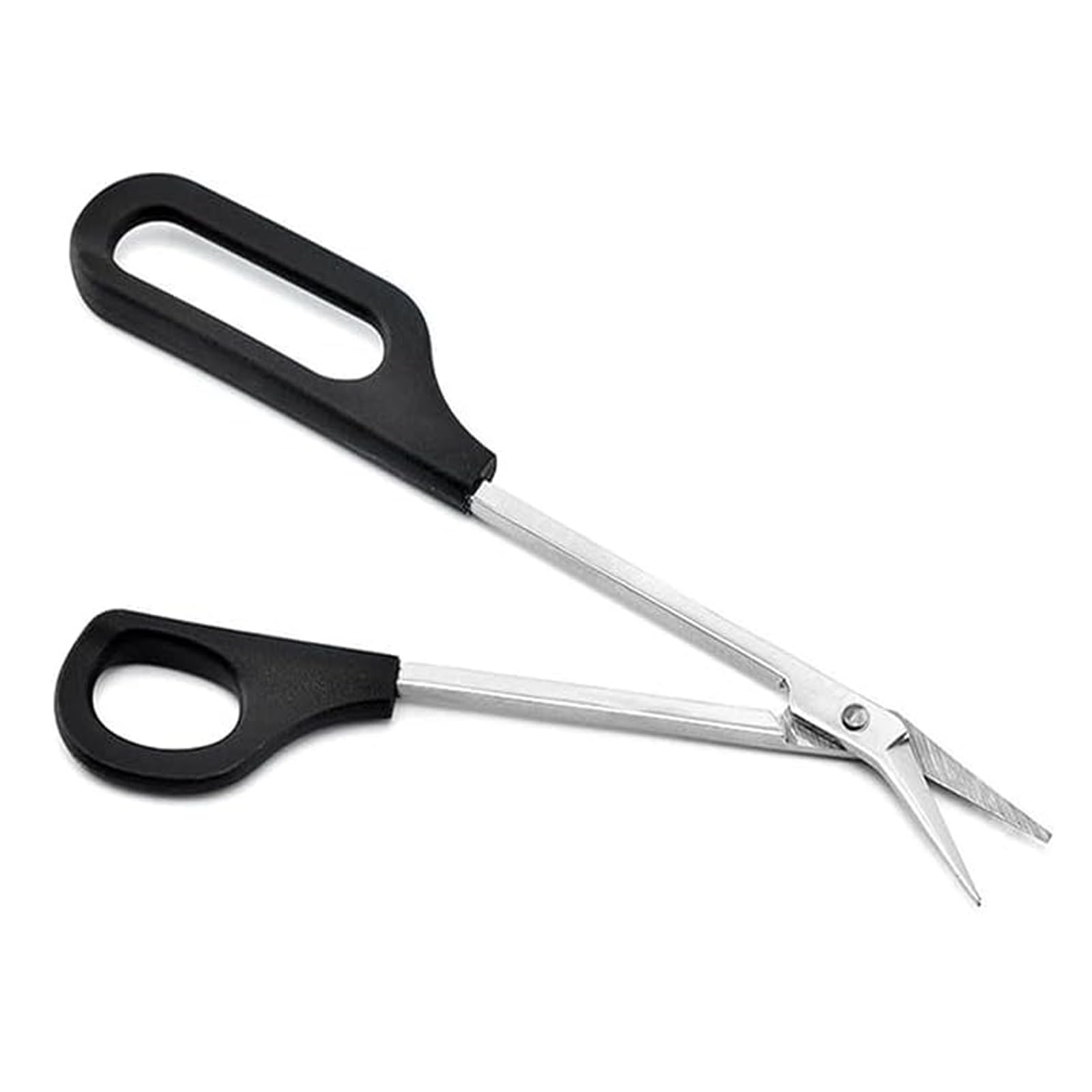 Ntek Women's Black Extra Long Thick Toe Nail Scissors Chiropody Podiatry For Thick Nails, Heavy Duty Long Handled Toe Nail Scissors For Thick Nails, Podiatry Tools For And Men (Black)