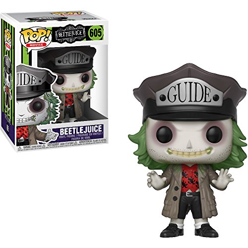 Beetlejuice: Beetlejuice x Funko POP! Movies Vinyl Figure & 1 POP! Compatible PET Plastic Graphical Protector Bundle [#605 / 32319 - B]