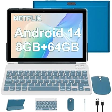 CUPEISI 10.1 Inch Android 14 Tablet Cover
