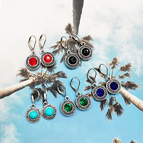 12 Pairs Silver Dangle Earrings For Women Multipack Teen Girls Small Hoop Earrings With Charm Leverback Earrings For Women Handmade Earrings Bohemian Jewelry … #TOP1