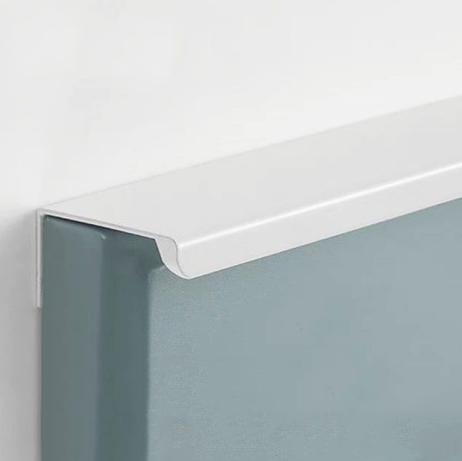 MNGHAYYR Concealed Finger Edge Cabinet Pulls Aluminum Alloy Cabinet Door Pull Handle Invisible Hidden with Screws Multiple Sizes(Length 800mm)