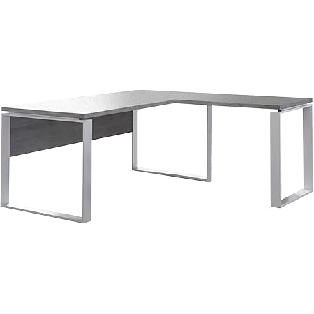 Allungo Per Scrivania Linea DISEGNO | Rovere Sonoma 90x60cm | Made In Italy | Trasforma In Scrivania Angolare - Foto 3