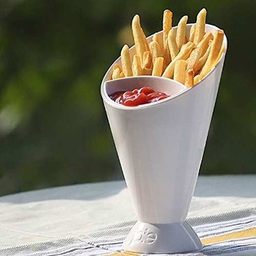 Buy Generic Creative 2In1 French Fry Cone Dipping Cup Juice Salad Mug