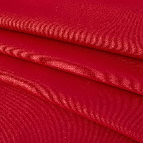Image of Obstal 210GSM Rectangle Red Tablecloth, Rio Red,70 x 90 Inch | Christmas Decorations Table Cloth Waterproof, Table Cover Protector for Holiday Party Use