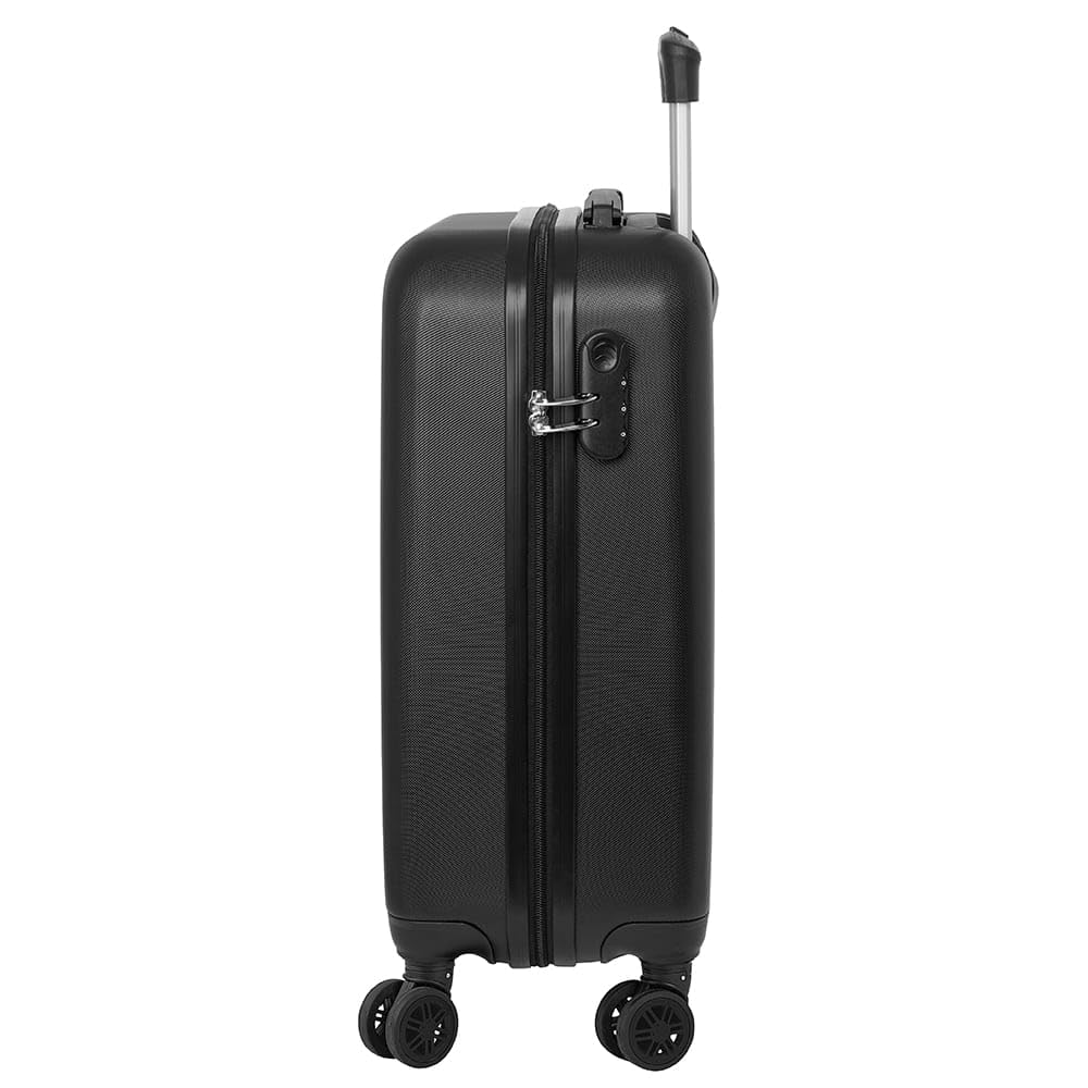 Safta | Maleta de Cabina 20″ FC Barcelona 3ª Equipación, ABS + PC Resistente, 4 Ruedas Dobles 360° Silenciosas, Candado de Seguridad, Medidas 34,5x20x55 cm