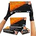 ARNOMED Einweghandschuhe Schwarz, Einmalhandschuhe L, 100 Stück/Box, puderfrei & latexfrei, Nitrilhandschuhe, Handschuhe in Gr. S, M, L & XL verfügbar