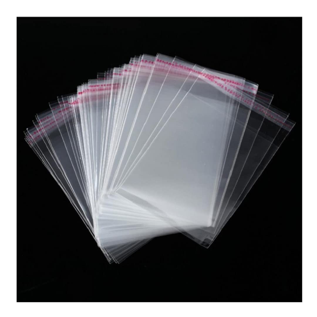 HUSAINI MART | Ideal for Packing Plastic polythene Clear Bags Small Size Pouches Transparent Self Adhesive bags (pack of 50pc) (6 a× 8 inch size) (B09T4LVYC4) Amazon Price History, Amazon Price Tracker