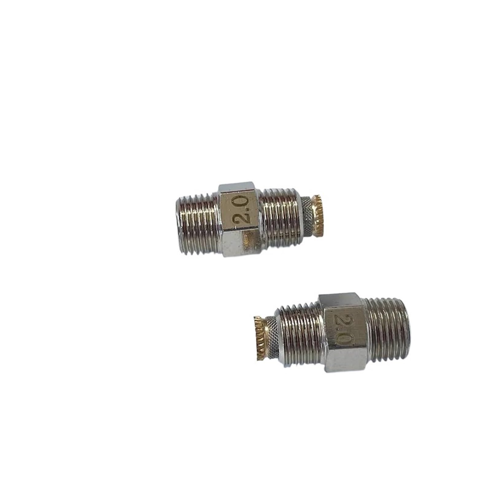 Boquilla de pulverización de abanico plano, Boquilla en abanico plano de acero inoxidable, 1/8 NPT, pulverizador cono sólido 60 grados, 24 tamaños(8.0 Mm)