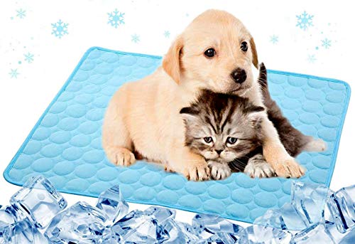 Moonpet Pet Dog Cooling Mat Pad Blanket - for Medium Dog Indoor Outdoor Car Seats Beds Crate Kennels