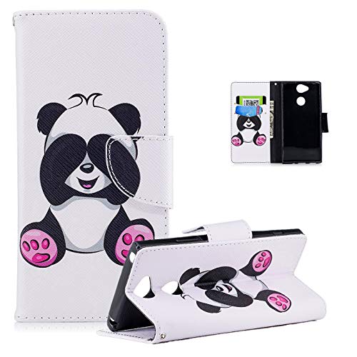 Vectady für Sony Xperia XA2 Hülle, Handyhülle PU Leder Handytasche Case Klapphülle mit Magnetverschluss Kartenfach Weich Silikon Cover Flip Brieftasche Schutzhülle für Sony Xperia XA2,Muster 5