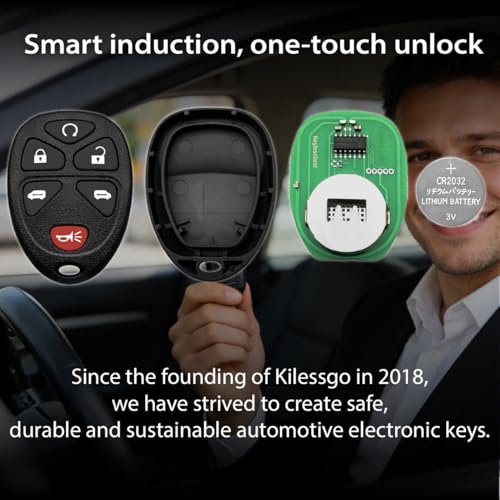 Télécommande KOBGT04A 315 MHz 6 boutons pour Chevrolet Terraza et Uplander - 3