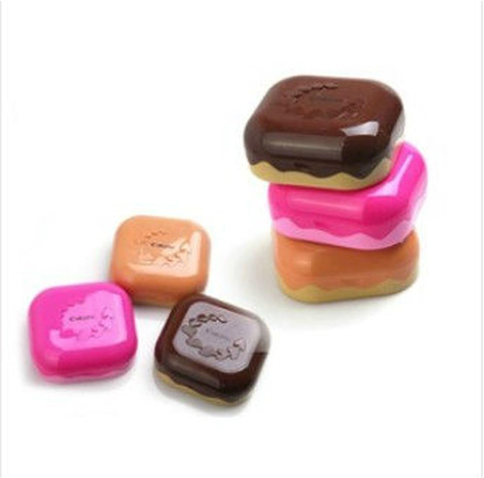 Piggy2gether - Lovely Sweet Chocolate Fine Color Contact Lenses Box & Contact Lense Case (6.76.32.6cm)