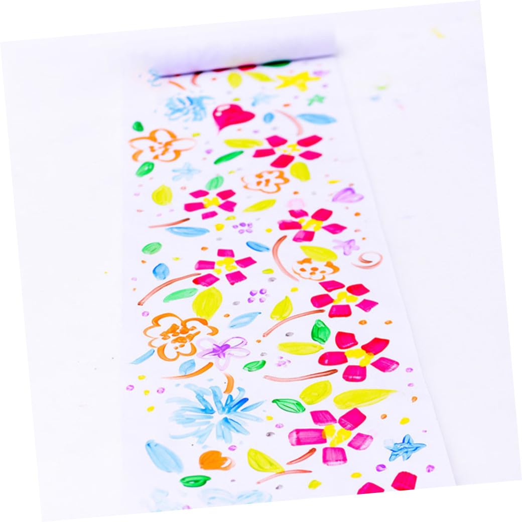 Weiße Zeichenpapierrolle für Kinder, Papier für Kreide und Pastell