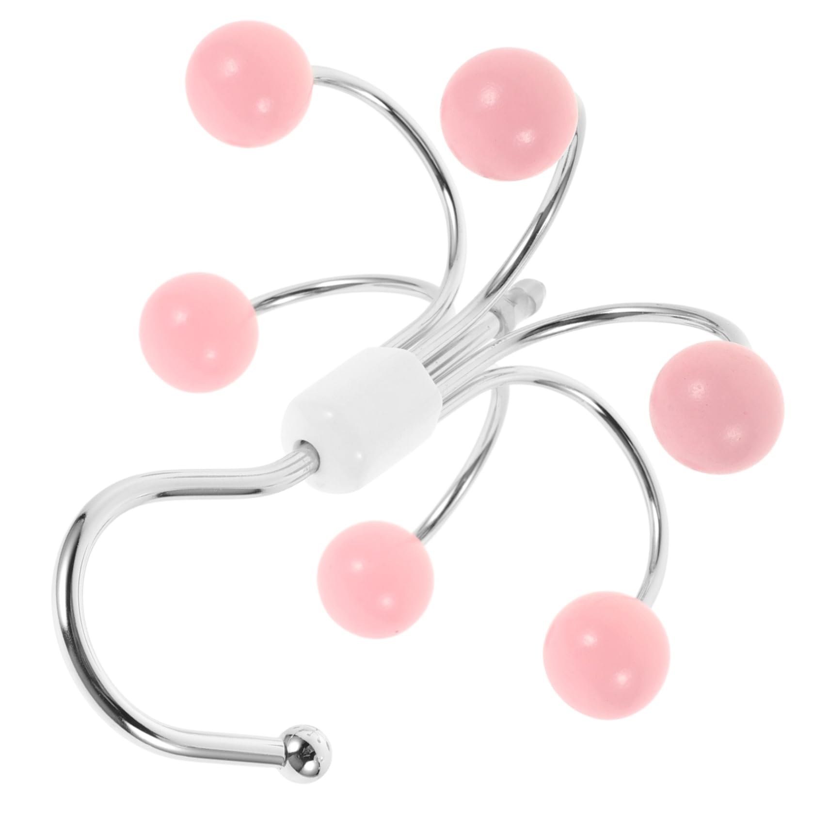 Mikikit Swivel Rotary Hanger for Clothes Multi Hook Space Saving Organizer for Bras Hats and Scarves Rotating Storage for Closet Flexible Design for Easy Access