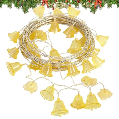 Guirlande de Noël à fil de 5m alimentée par batterie avec 50 LED intérieures