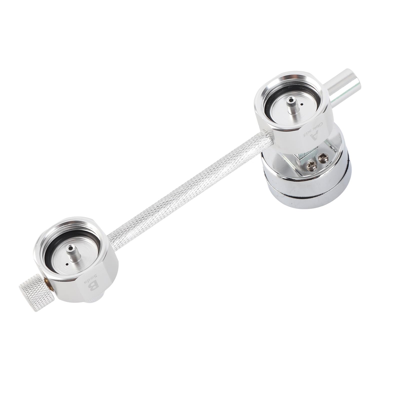 Kavolet Kit co2 Aquarium, Kit de système de générateur de CO2, Système de générateur de CO2 avec électrovanne, Kit de réacteur de dioxyde de Carbone pour Plantes Aquarium, Diffuseur de Bulles