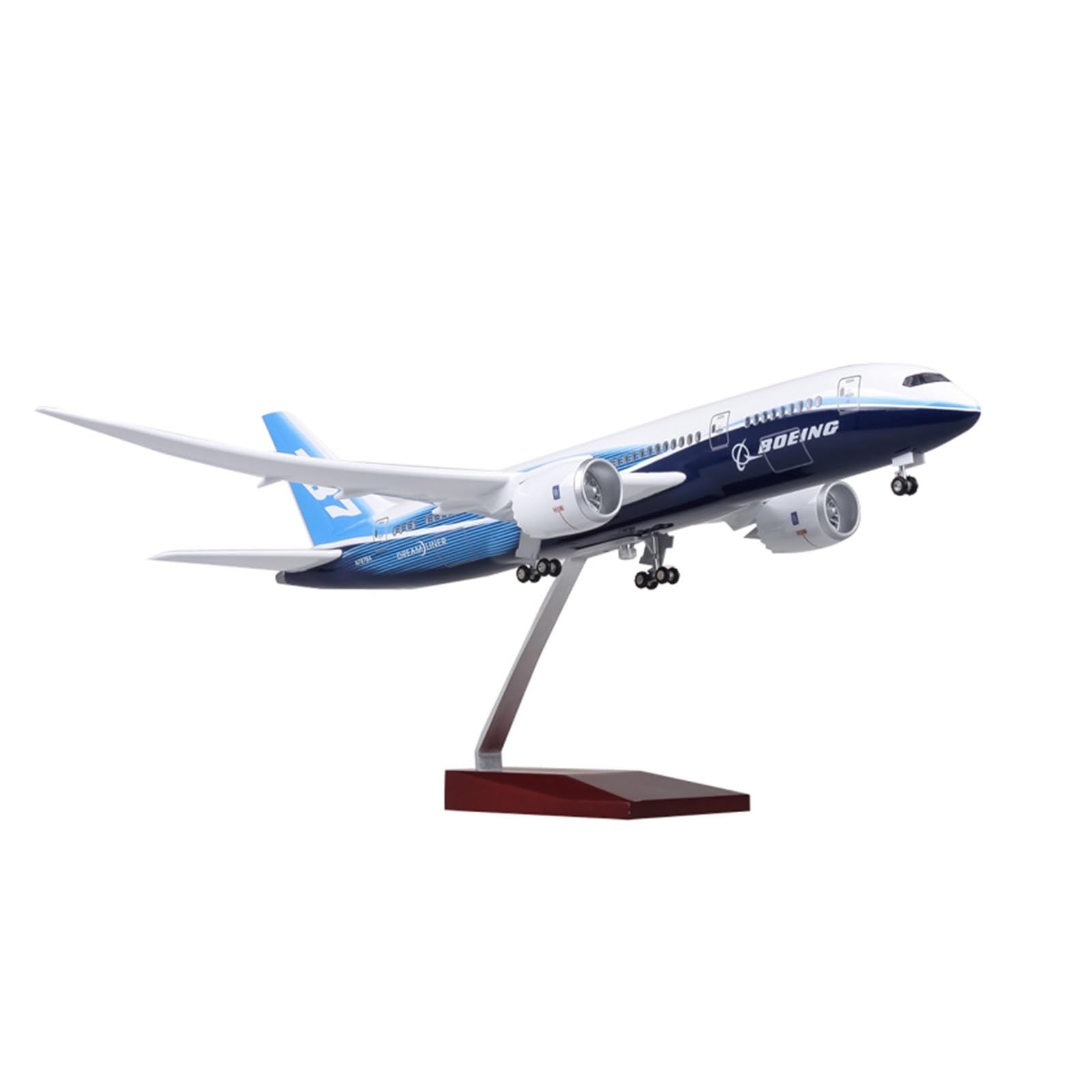 Must-Have per i Collezionisti 1/130 per 787 B787 Modello di Aeroplano in Metallo Stile Classico Moda Modello in Scala espositore Decorazione Kit di Costruzione di Modelli (con Luce)