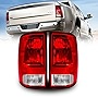 WEZEMLIGH Tail Lights For 2009-2018 Ram 1500 2019 Ram 1500 Classic 2010-2018 Ram 2500 2010-2018 Ram 3500 Brake Lamps With Bulb Inside