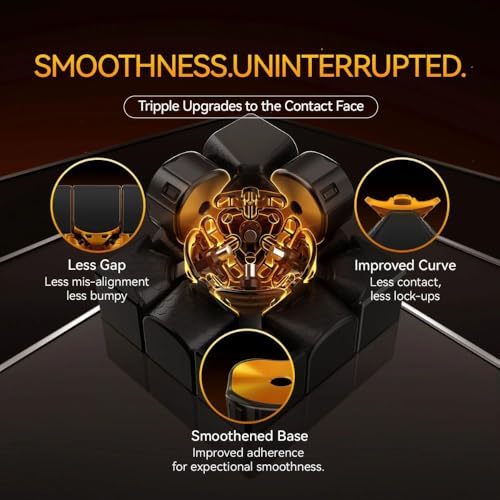Image of GAN 15 3x3 Magnetic Speed Cube | MagLev, Ultra-Light 59g & Frosted Finish | Core Magnets, Auto-Alignment 4.0 & 36 Customization Settings Flagship