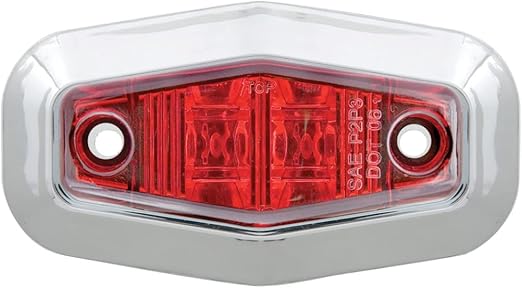 Optronics MCL13RTRS Led Marker/Clearance Light, Red