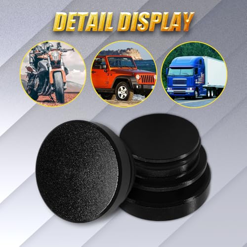 Image of Car Cigarette Lighter Plug Cover, Car Plug Cap, Aluminum Auto Cigarette Lighter Plug Part, Waterproof Dustproof Plug Auto Accessory for Vehicles with Standard 12 Volt Power Source (Black)