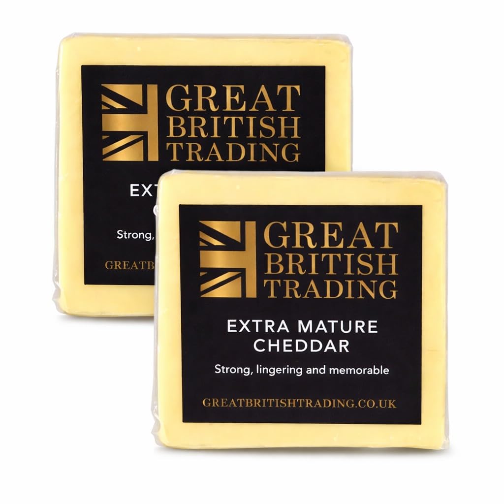 Great British Trading 2 x 200g Block Extra Mature Cheddar Cheese