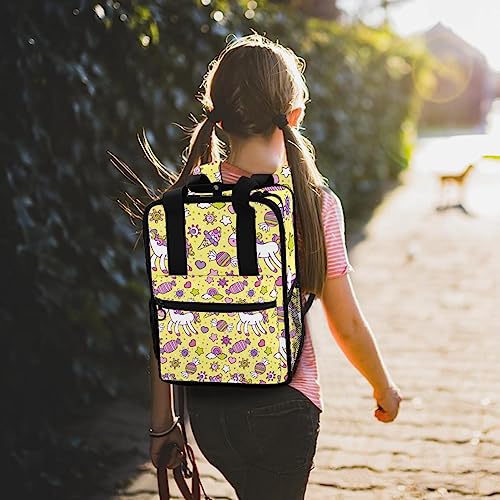 Sac à dos licorne avec bretelles réglables et dos confort - 7