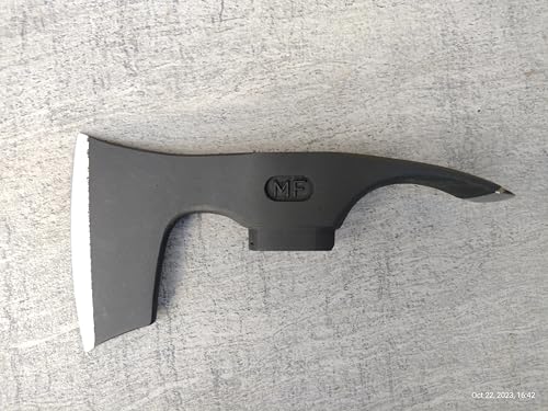 Carbon Steel Axe Adze Head Bearded Hatchet Axe Head with Adze Blade - Two Blades Tool
