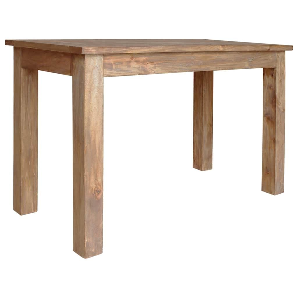 vidaXL Mesa de Comedor, Mesita Auxiliar, Mesa Decorativa, Mueble de Hogar Dormitorio Salón Cocina Pasillo Bar, Madera Maciza de Caoba