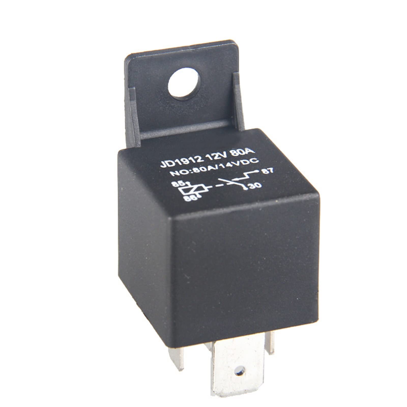 Accessoires électroniques Relais automobile 80A à courant élevé, 2 pièces, JD1914 12VDC 1ZS Pièces électroniques