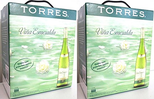 2 x TORRES VIÑA ESMERALDA WEIßWEIN Bag in Box 3L Incl. Goodie von Flensburger Handel
